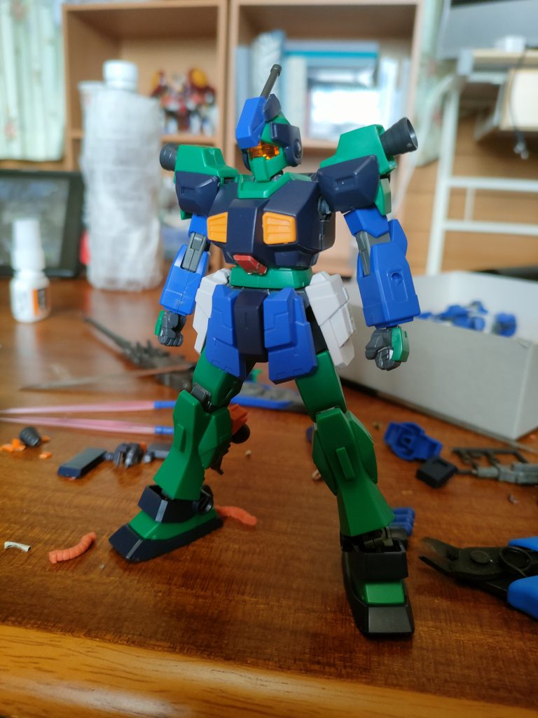 塗装前になります。改造箇所がわかりやすいと思います。