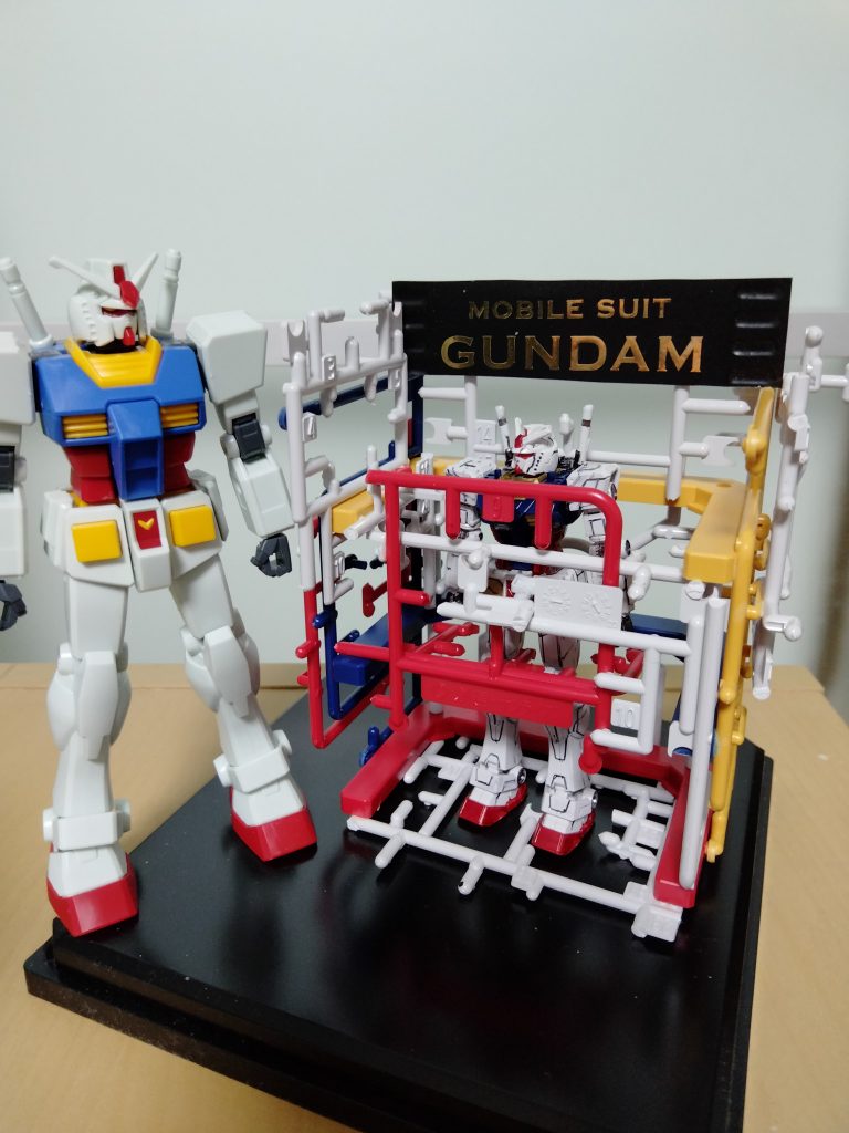 EGガンダムと比較横浜ガンダムを見た記念品になりました(・∀・)