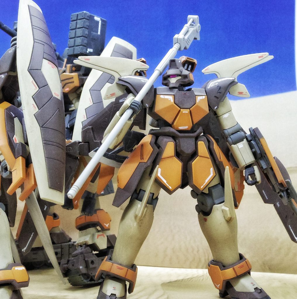 カトル『デュオは、左側面からお願いします。機動力を活かして撹乱してください。』デュオ『よっしゃ任せろ』