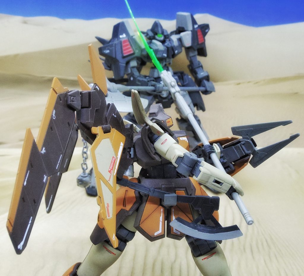 デュオ『しかしまぁ、これだけの数のMSをよく集めたもんだなぁ』