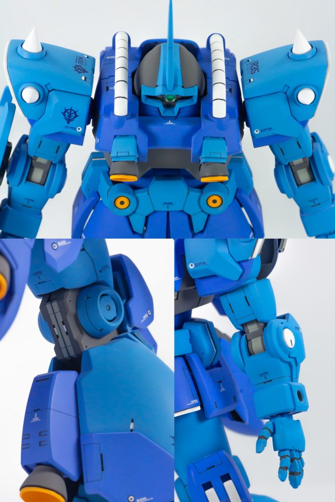 関節塗り分け。