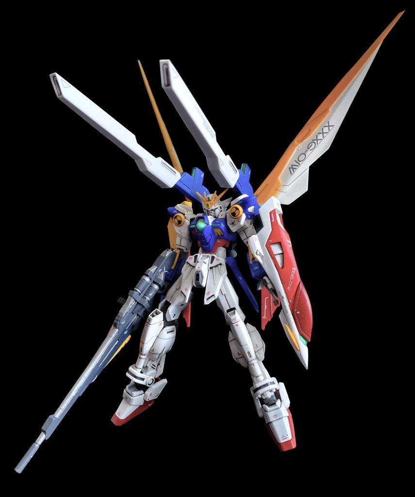 追加装備にツインレールガン（DXのツインサテライトキャノン）を装備させてみました。