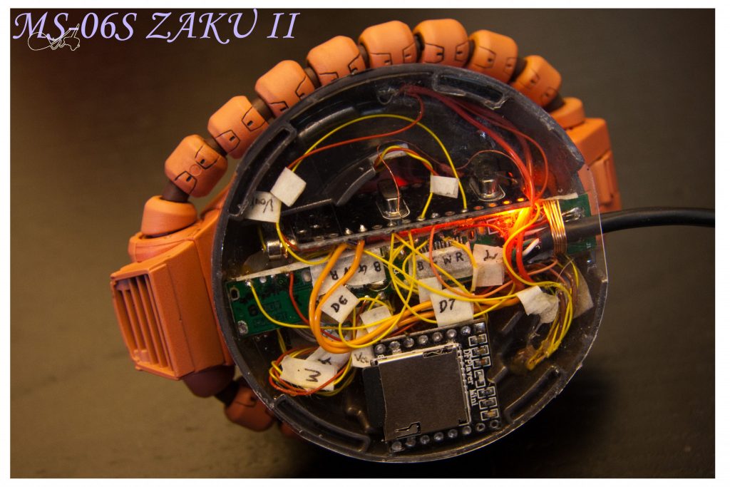 ザクヘッド-LED電気装飾、電気改造–5枚目/制作者：kwluk717