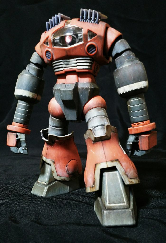 水汚れを意識して汚しました。