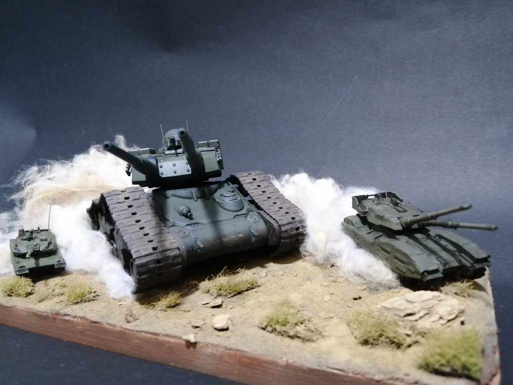 簡単ジオラマ全景です。ご覧いただきありがとうございました。