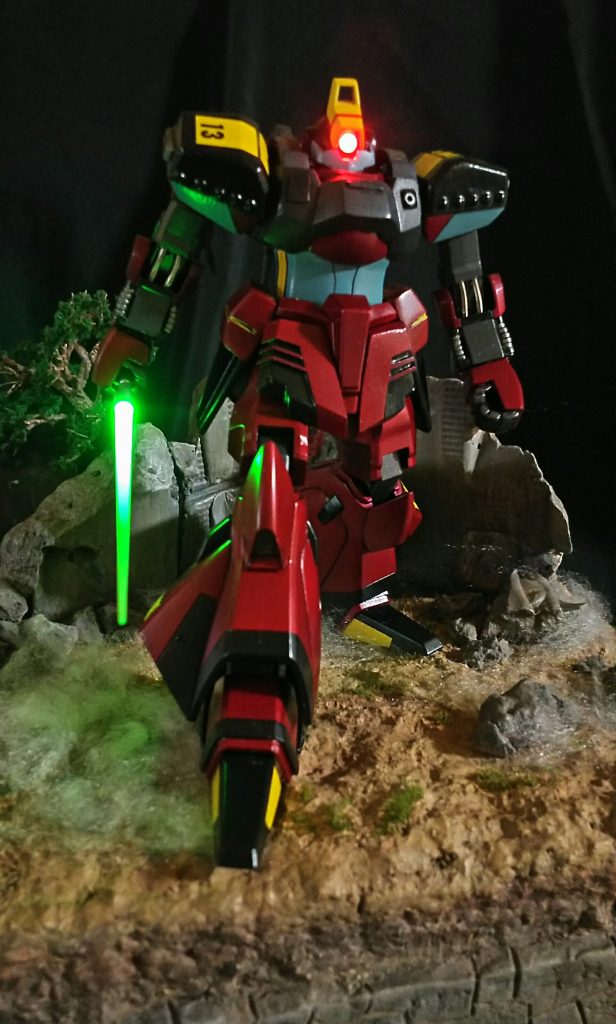 ハイブリッドって言っても、強引にギャプランの脚を無理やりつけただけ～＾＾；