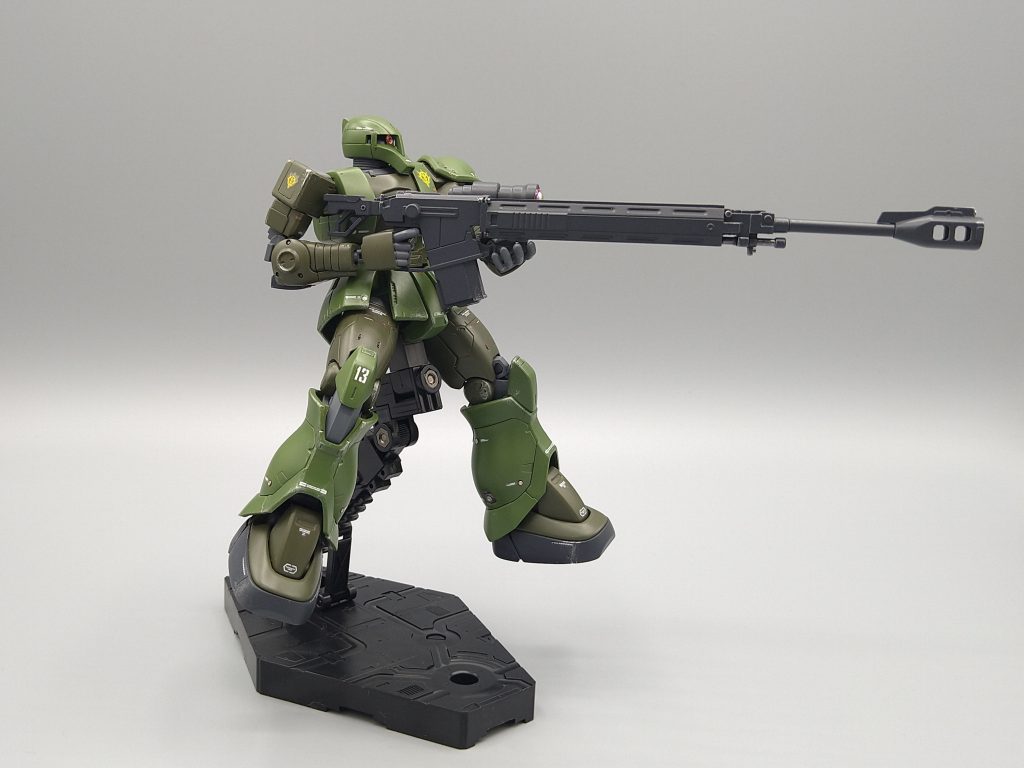 宇宙軍所属機のためウェザリングは金属地を表現するにとどめました。