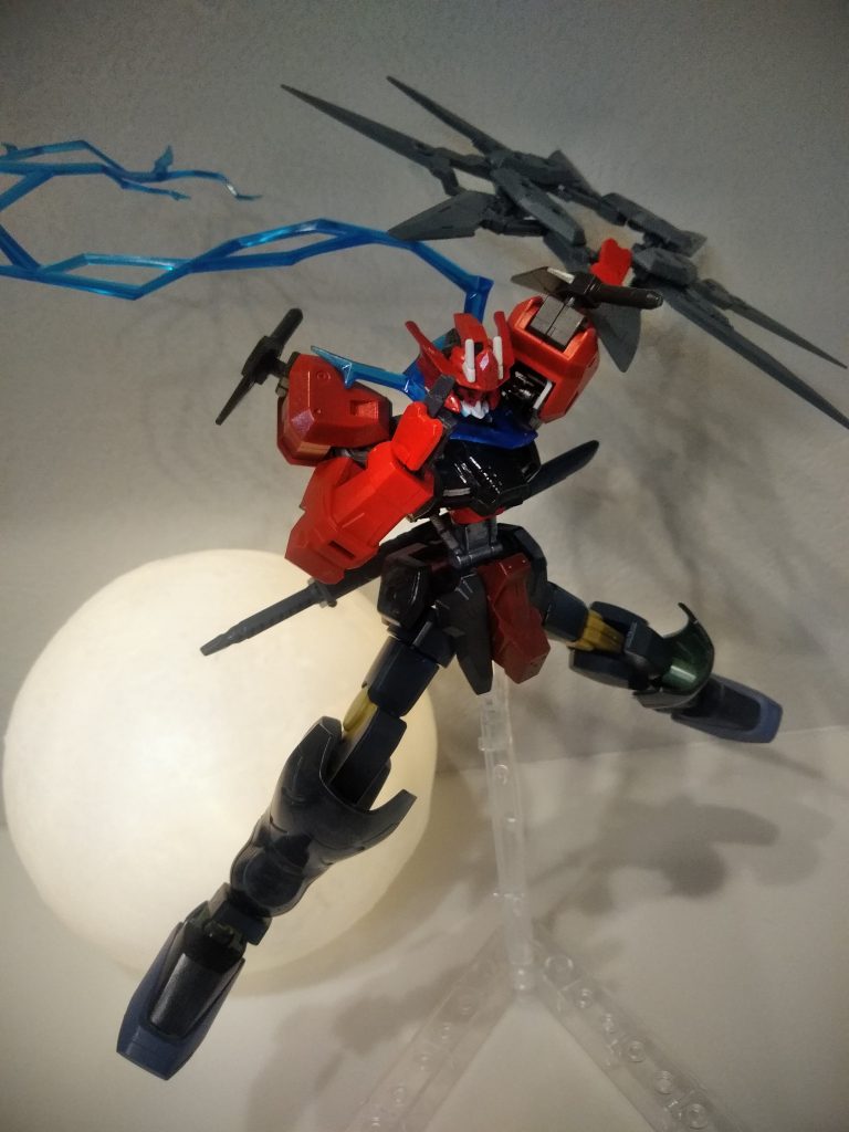 流れ出る気（オーラ）が影を残す、、、