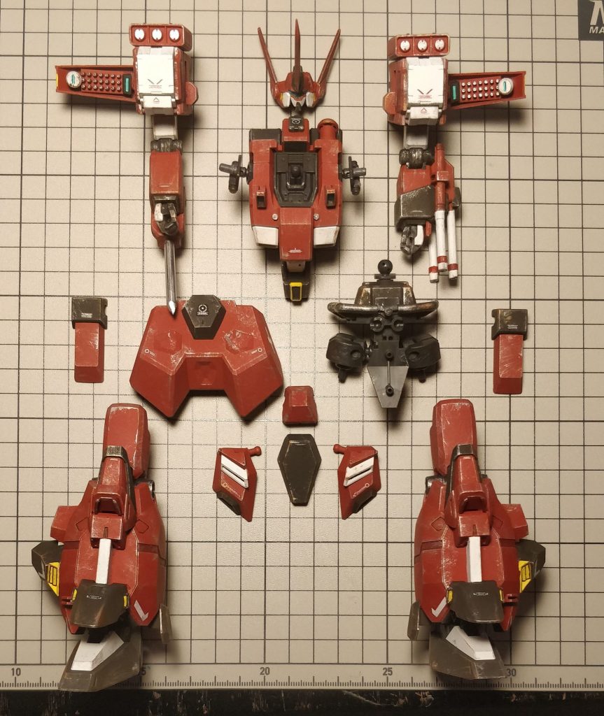 Breakdown before top coat.