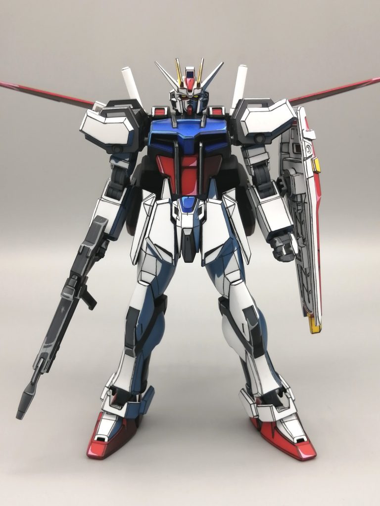 ベースは部分塗装(クレオスMr.カラー使用)の成形色仕上げです。影色をクレオス水性ホビーカラーでハイライトを田宮エナメルで塗ってみました。