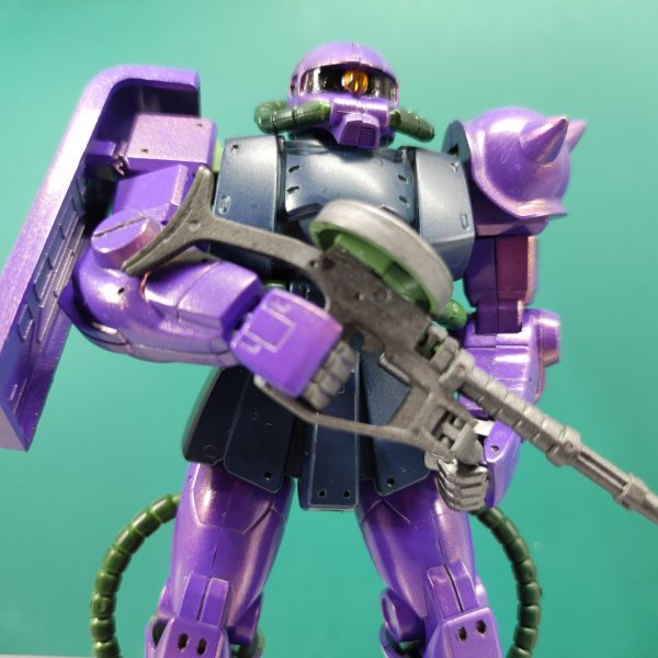 FGザク　ミラーパウダー塗装