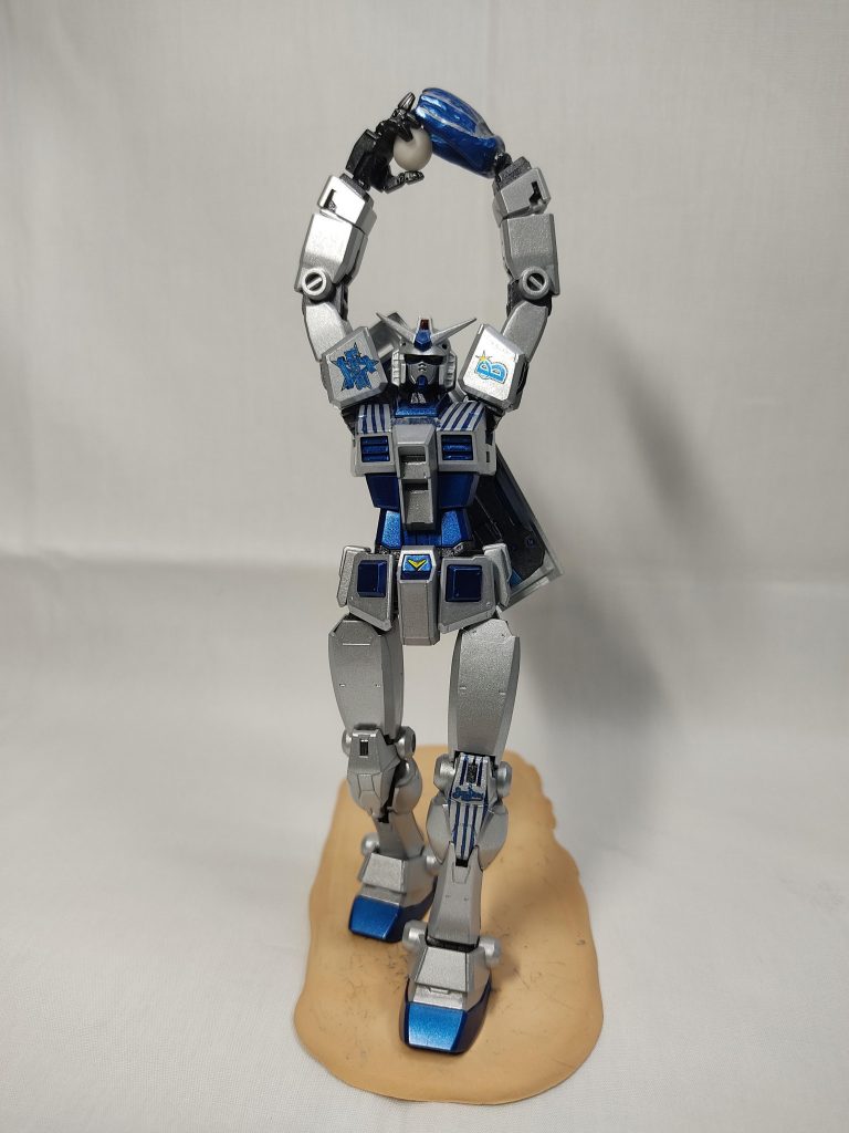 こんなに格好良く振りかぶれます