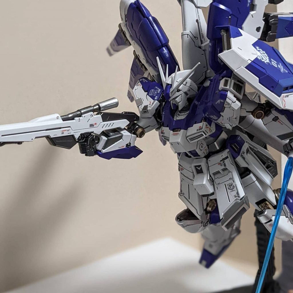 Hi-νガンダム RG パープルカラー–3枚目/制作者：ラシュバ