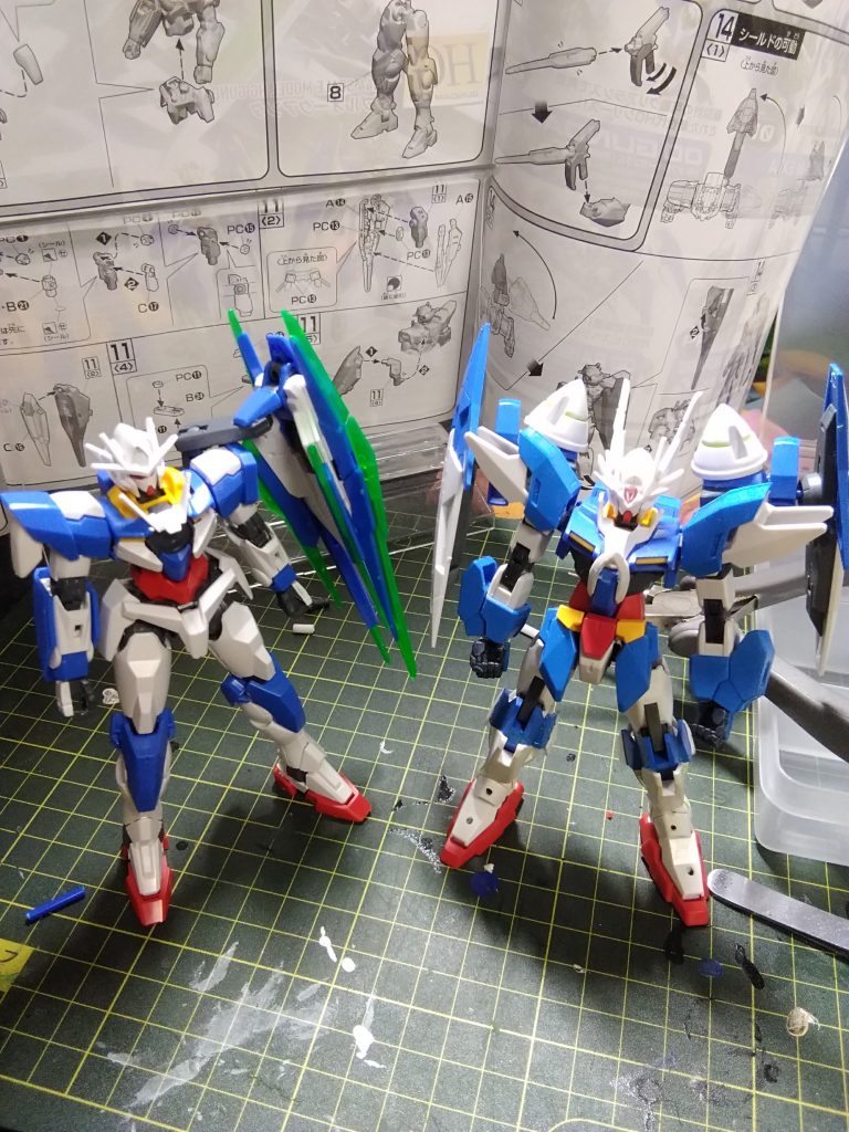 改造ダブルオーとツーショット📸 