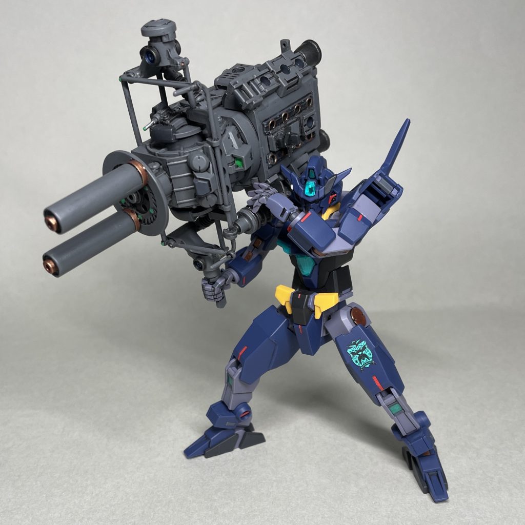 コアガンダムⅡ&武装 まえ 武装をコアガンダムⅡに持たせてみました。