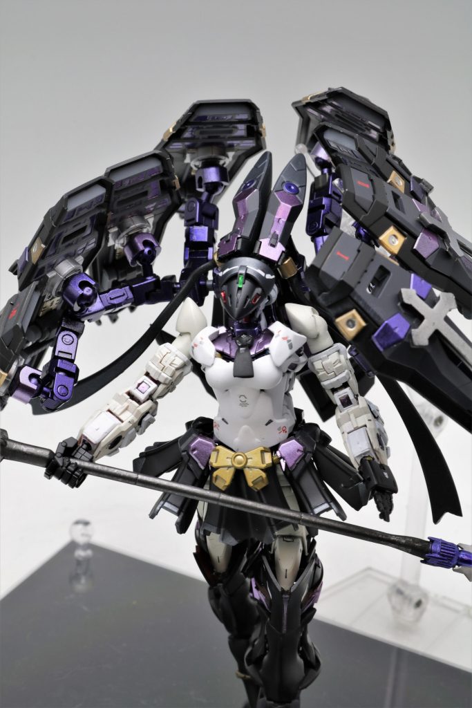 ちなみに、女の子のモチーフはDOD3に登場するアコールです。わかる人にそう思ってもらえれば幸いです。オラザクには間に合いませんでしたがトランクぽいウェポンコンテナも作ってたんですw