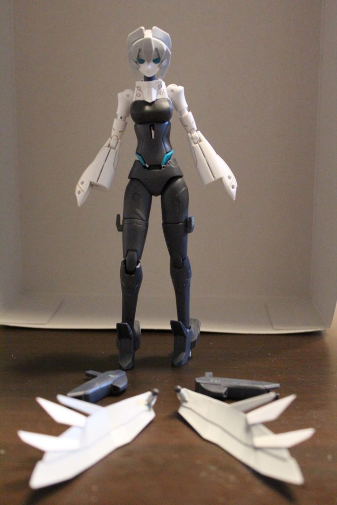 胴体の緑部をアトハメ化したら、仮組時お腹すかすか