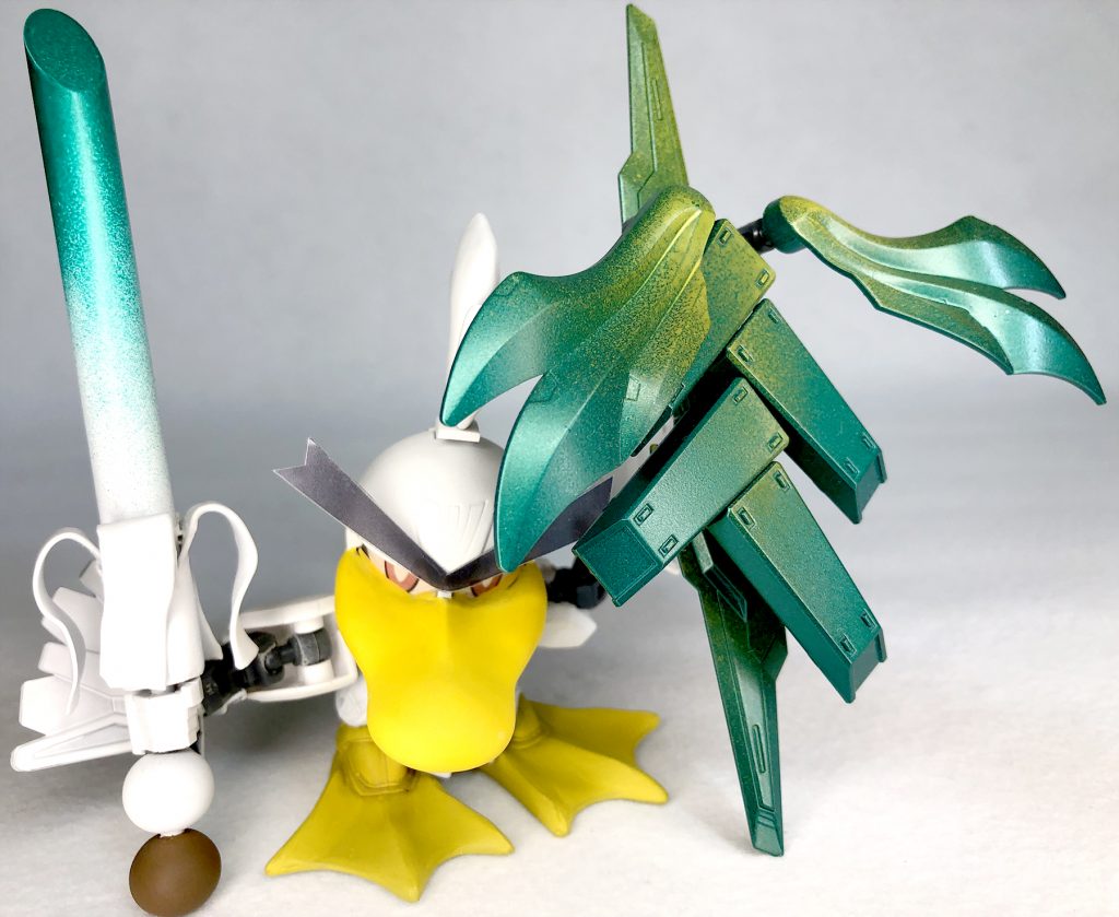 正面から全身を画面に収めてみようの写真うーん、やっぱり全体的にでかいwここまでご覧いただきありがとうございます。初めて見たときのインパクトがスゴいポケモンだっただけにそのときと同じような驚くような見た目にできればと考え作りましたが、見事そのようにできたのではと思います。