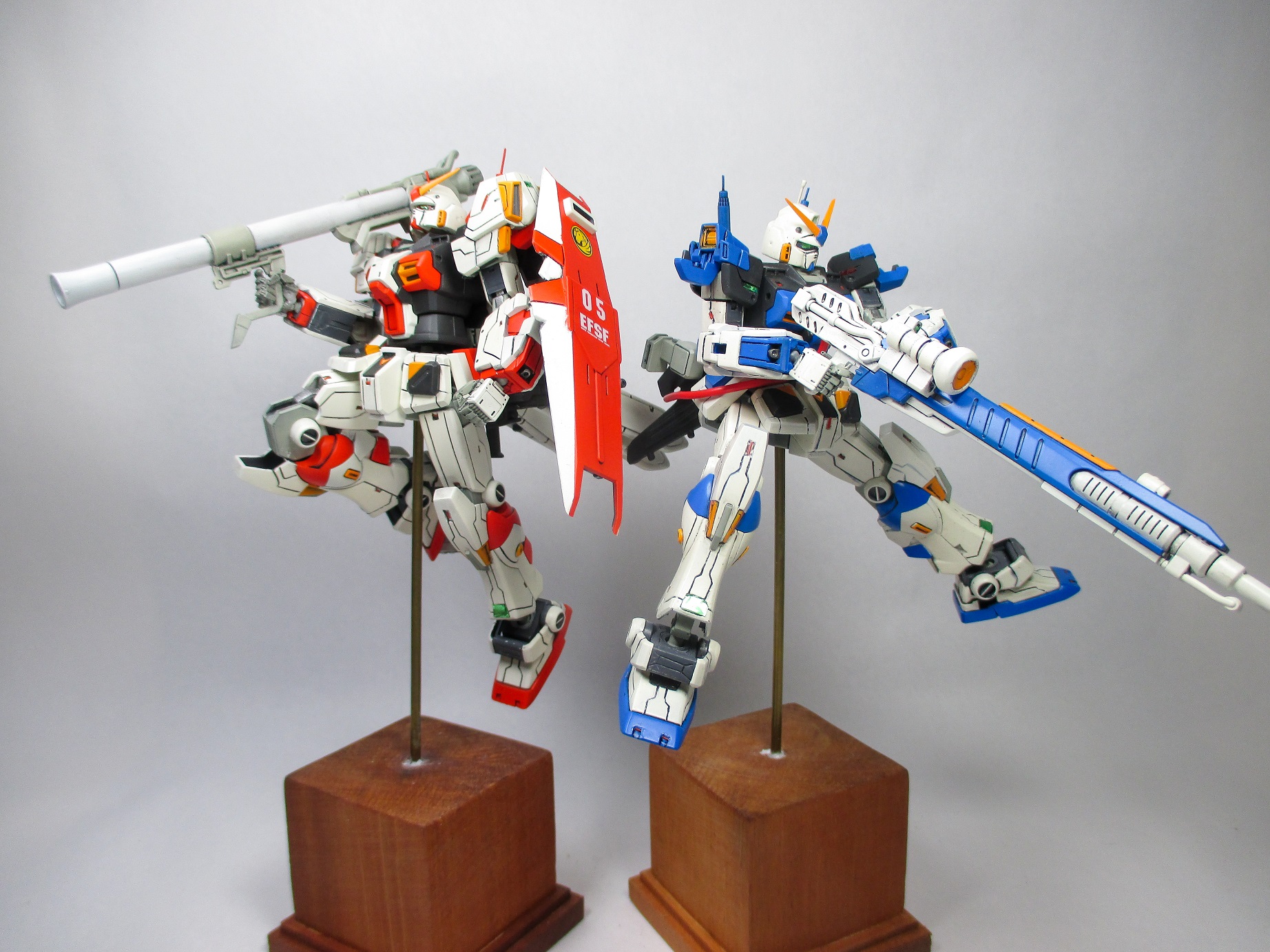 ガンダム5号機＆ガンダム4号機｜堺・悠一さんのガンプラ作品｜GUNSTA