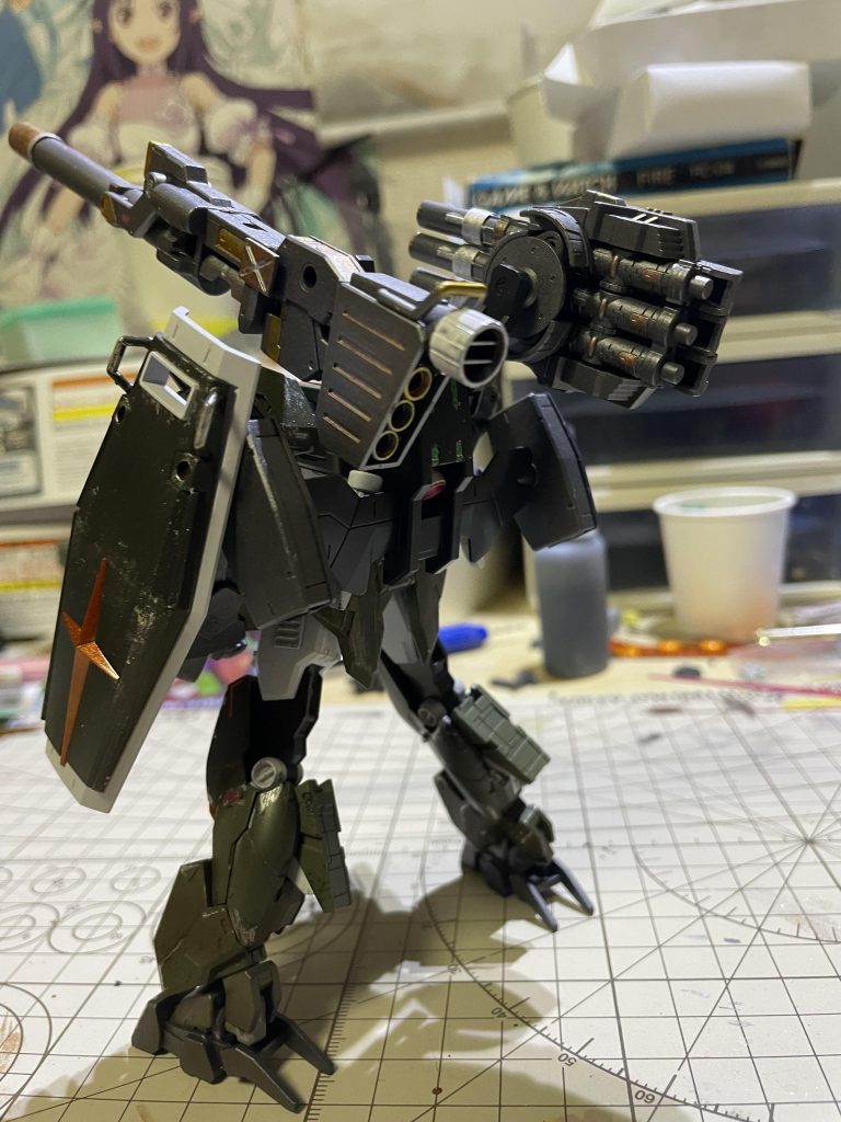 キャノンはコトブキヤ（フォールディングキャノン）、７８（ハイパーバズーカ）、ヴィートルーウエポンズを使って製作しました。