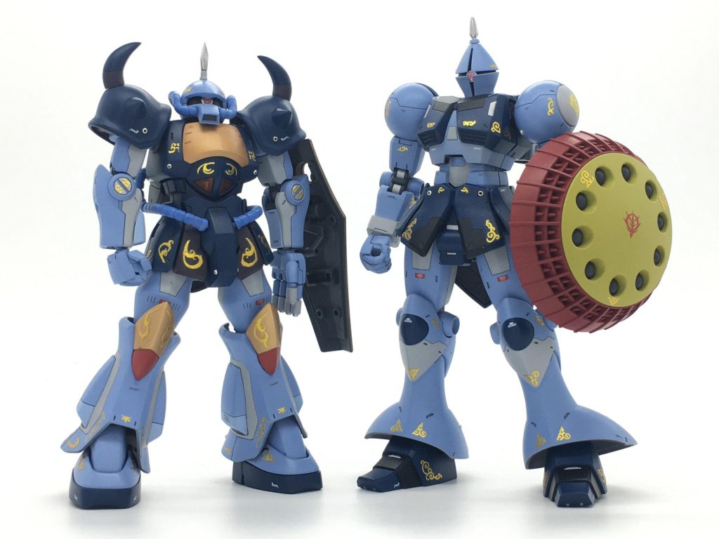 前に投稿したギャンとの並び立ちです。