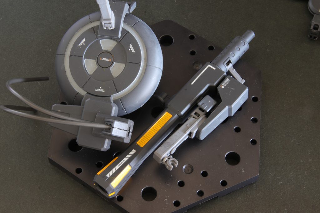 武装、シンプルながらデカールも入れてそれらしく仕上げました。