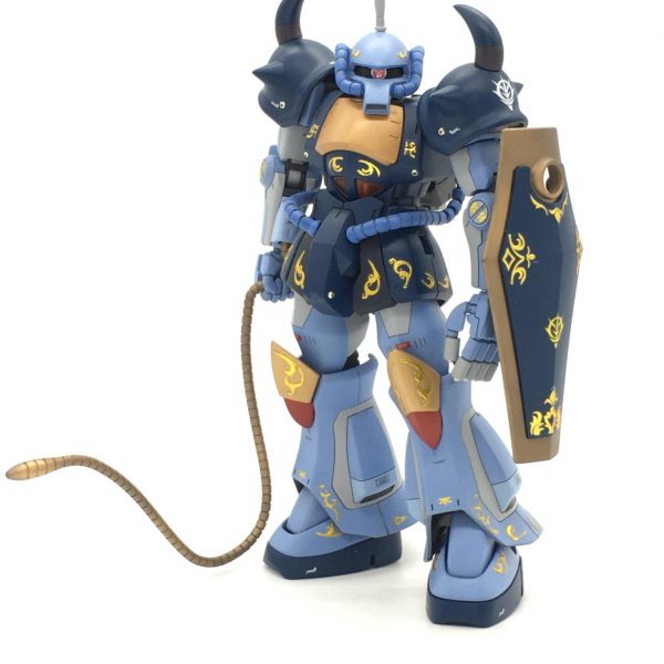 HGUCグフ　塗装＆ネイルシールで　マクベ専用にしました。