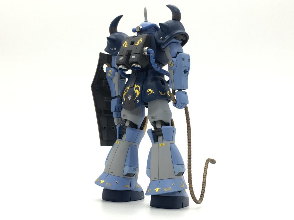 HGUCグフ　塗装＆ネイルシールで　マクベ専用にしました。–2枚目/制作者：タンガンク