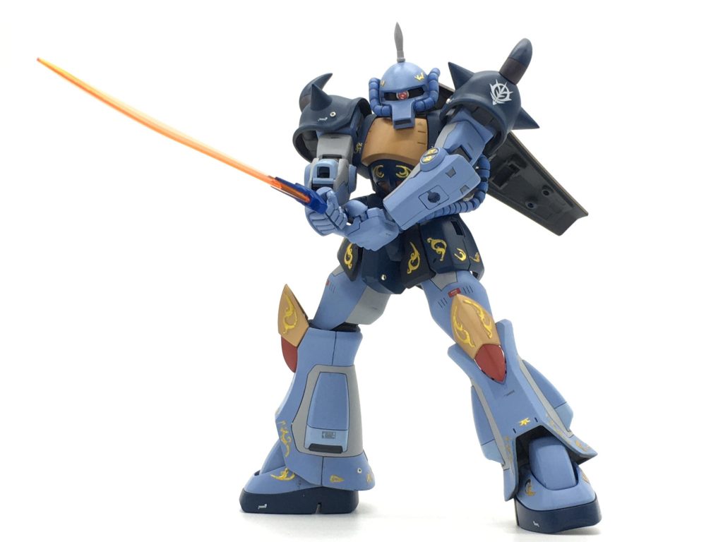 HGUCグフ　塗装＆ネイルシールで　マクベ専用にしました。–3枚目/制作者：タンガンク