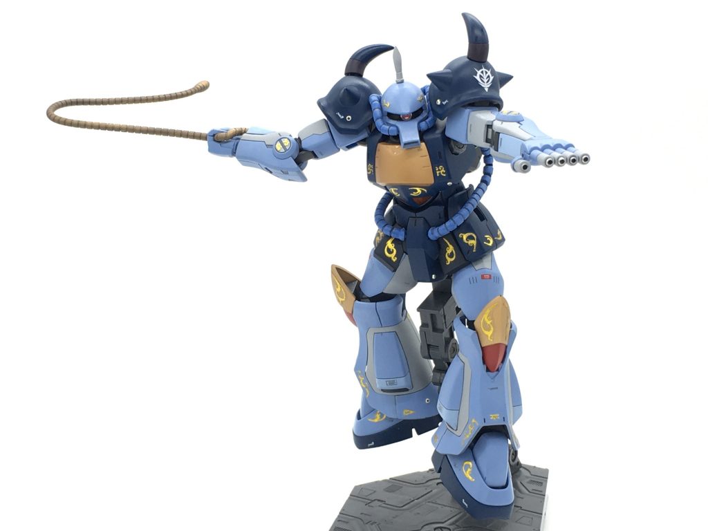 HGUCグフ　塗装＆ネイルシールで　マクベ専用にしました。–4枚目/制作者：タンガンク