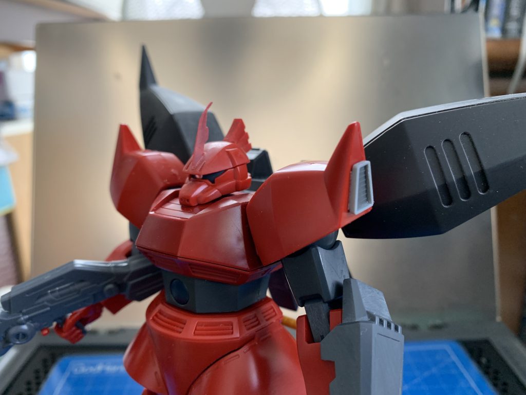 肩バーニアはコトブキヤのモールドシートを使って自作しました。