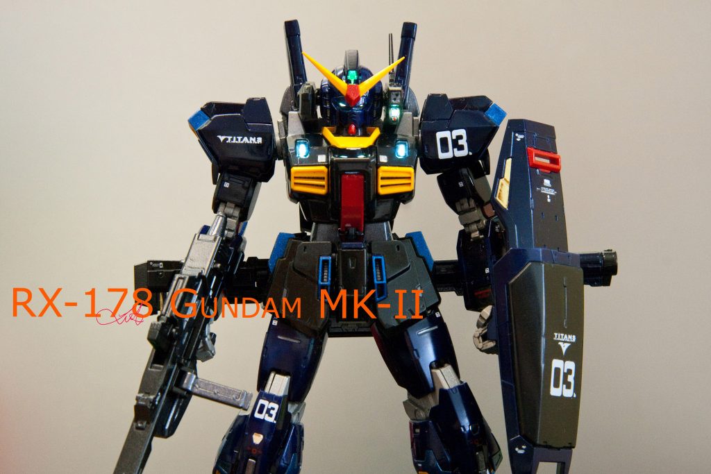 RG ガンダムMk-Ⅱ（TITANS）LED 電飾–3枚目/制作者：kwluk717