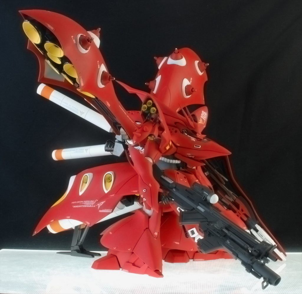 HGUC　ナイチンゲール　VS　Hi-νガンダム　セット–5枚目/制作者：@sary19720910
