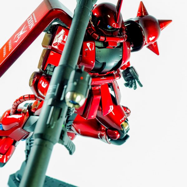 シャアザク　キャンディ塗装仕上げ