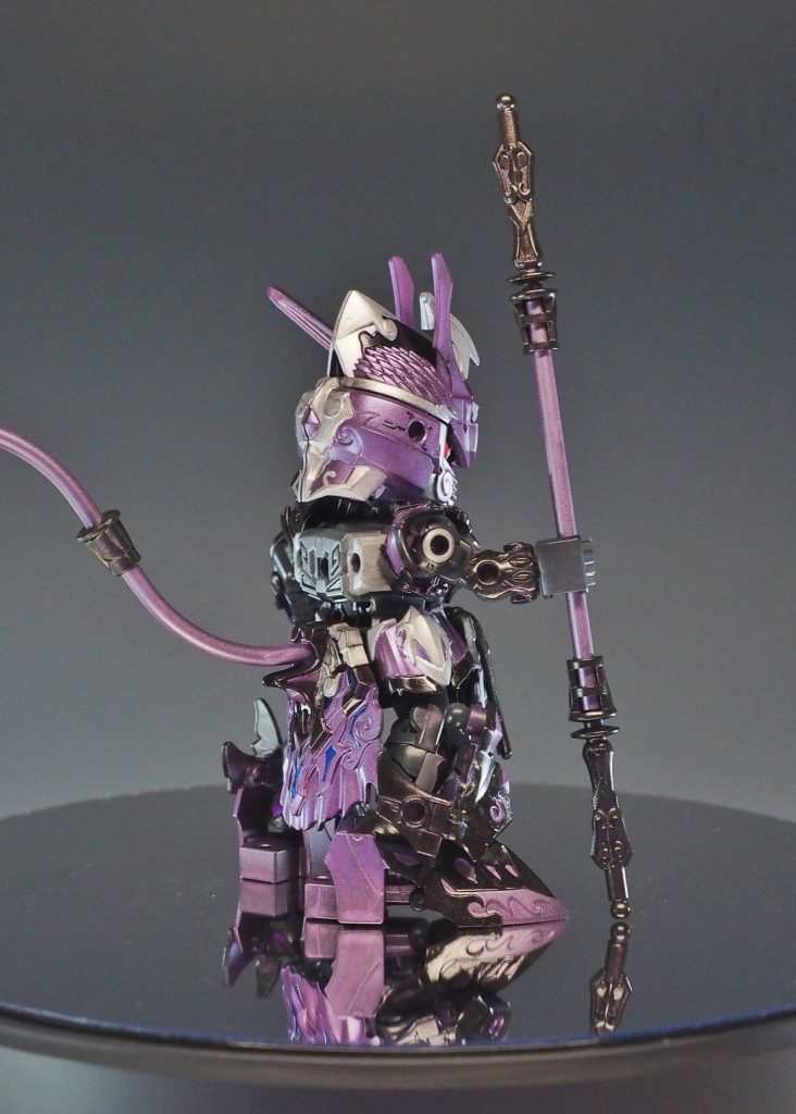 バックショット。アニメで映ってない箇所は想像で塗り分け。