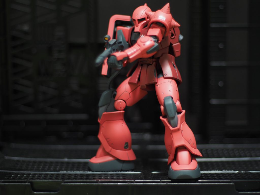 HG 1/144 オリジン版 シャア専用ザクI MS05S–7枚目/制作者：abn22631