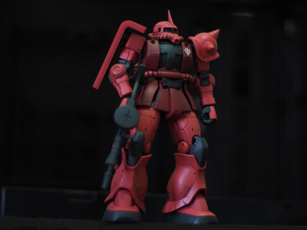 HG 1/144 オリジン版 シャア専用ザクII MS06S–2枚目/制作者：abn22631