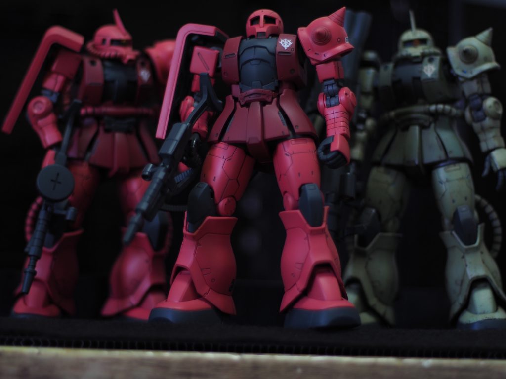 HG 1/144 オリジン版 シャア専用ザクI MS05S–2枚目/制作者：abn22631