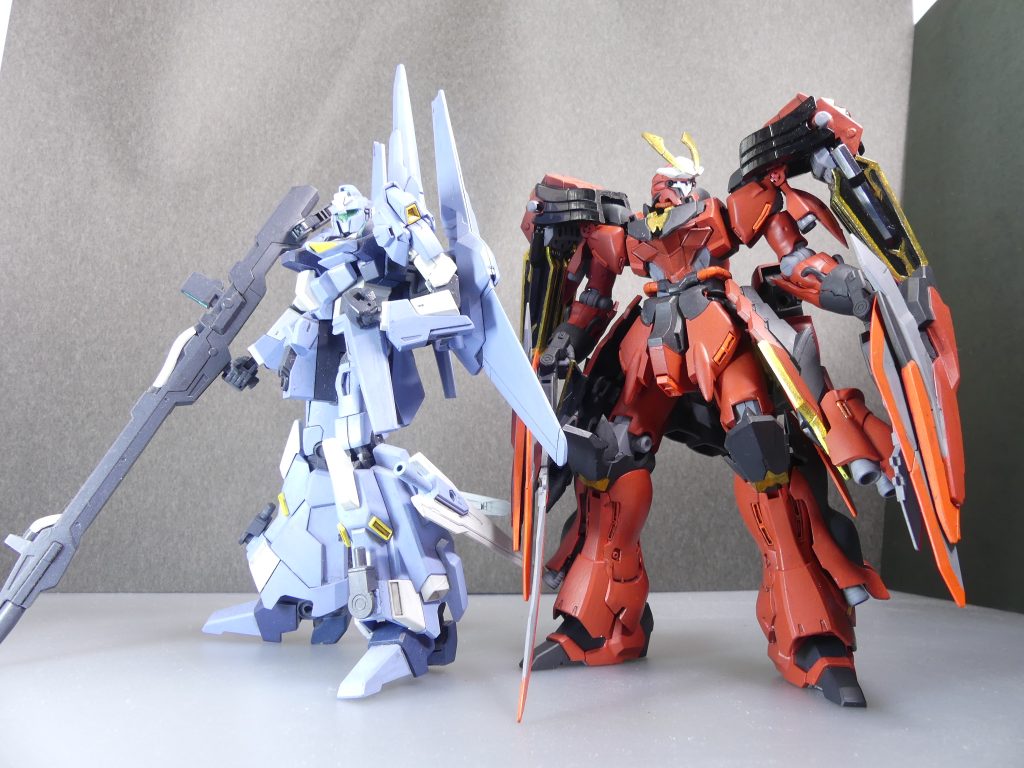 リゼル・ミオと。最後に、「小説パートの方」を期待してくださっていた皆様へ・・・・・・個人的にも突然の事なので非常に申し訳なく思い・・・「製作ストーリー」の方に、今後に行われるはずだったストーリーを書き残しておきます。今回は本当に、本当に申し訳ありません。またいつか、笑ってガンプラを作れる日を夢見て。