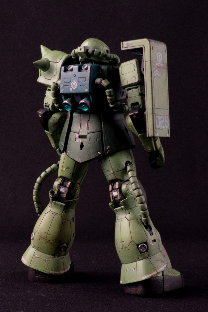 ザクⅡ　初汚し–3枚目/制作者：@alte_dqx