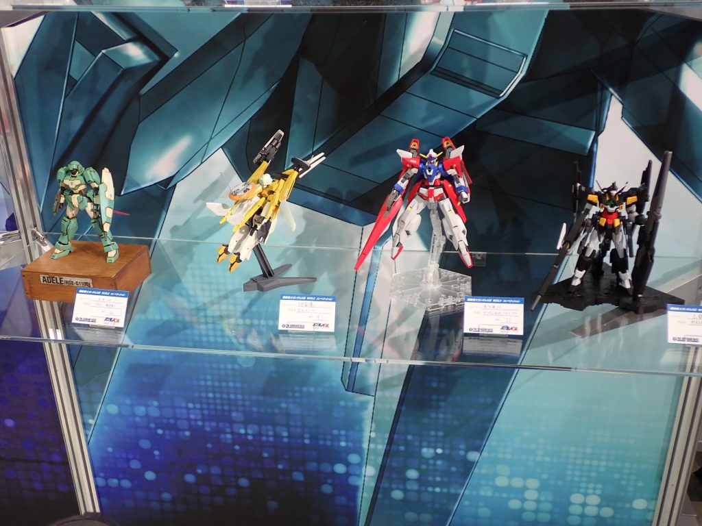 ガンダムベース東京での「機動戦士ガンダムＡＧＥワールド」ガンプラコンペティションに置かせて貰ったので見てね(置き方よ)