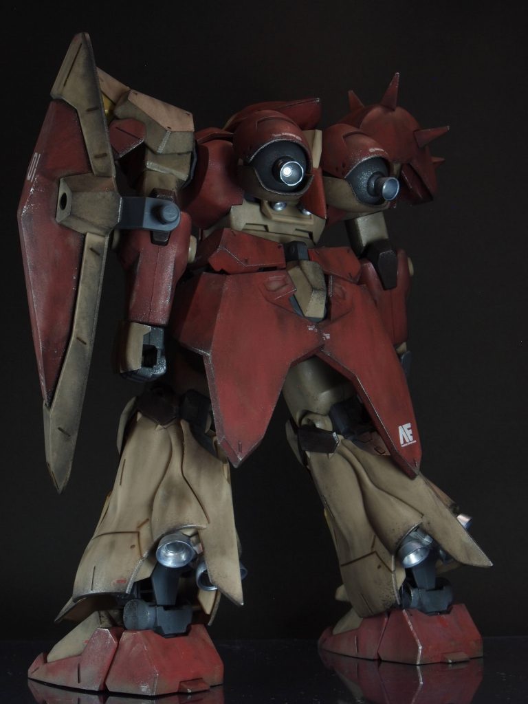 バーニアは金色に塗ることが多いですが、メッサーの色合いだと暑苦しくなりそうだったので、クールにシルバーにしました。