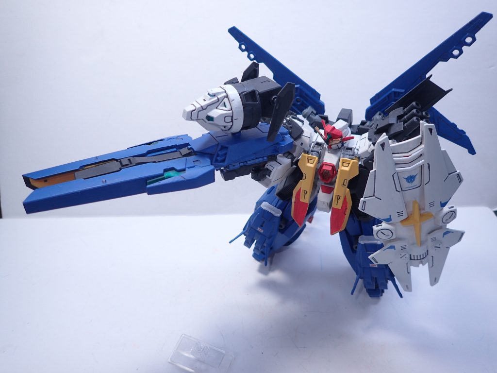 アンチプロトンバスター発射!シルヴァバレトのシールド・メガランチャー、セラヴィーのGNバズーカで改造。