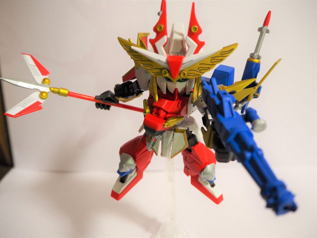 フル装備形態を一枚。飛行形態はバランス調整が上手くいかずオミットしました。
