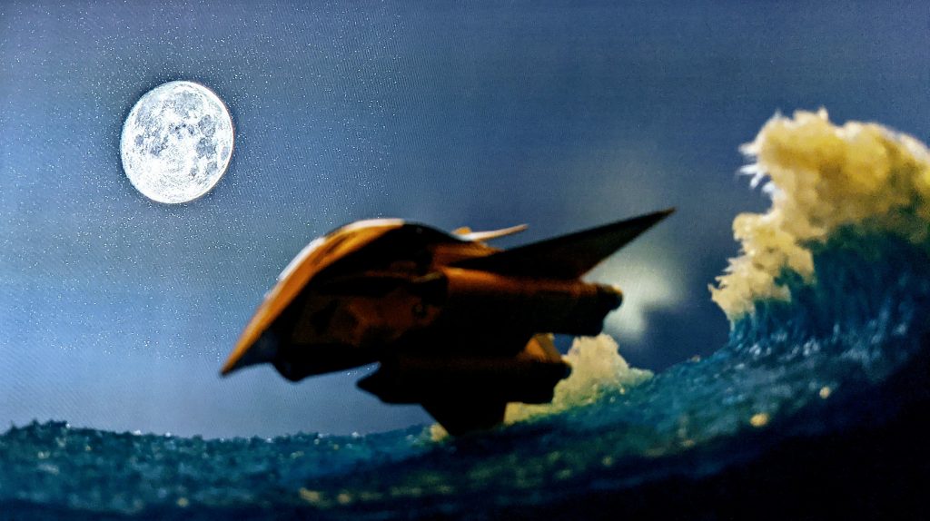 画質を荒くしたら臨場感でるかとやってみました。