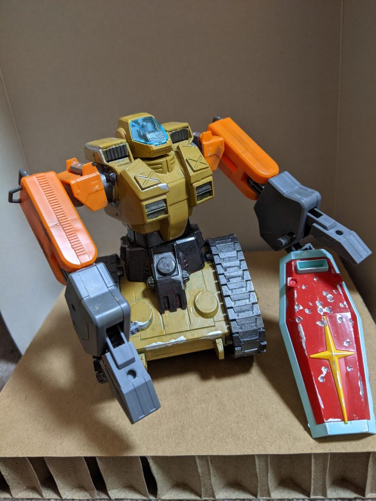 ハロローダーのアームを無理矢理ドッキング。ロバークラブとはヤシガニを意味します。ハサミを持つこと、物を持ち去ることに由来します。