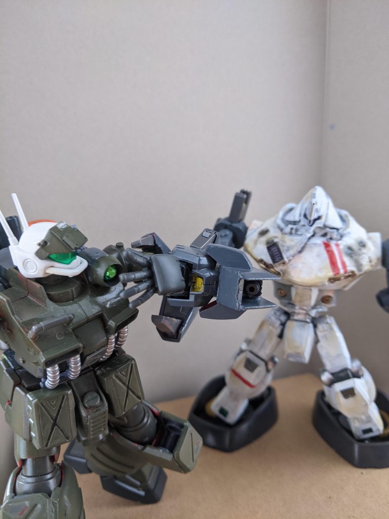 戦闘シーン。のつもりですがちょっとかわいいですね。