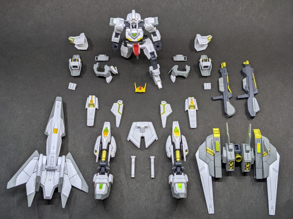 完成したパーツを並べるのは満足感がありますね(^_^;)