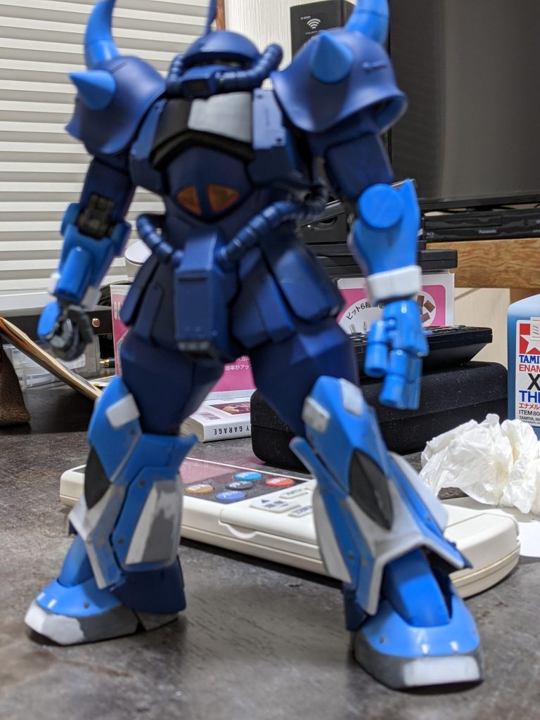 ピンぼけですみません(汗)ちなみに筆塗りです!!