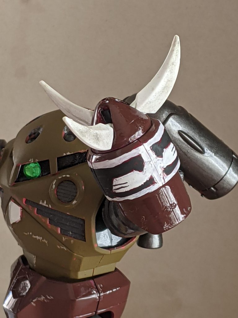 筆塗りで袖付きにしました。なぜ片腕ないのか？袖付き塗装がしんどいのですよ。